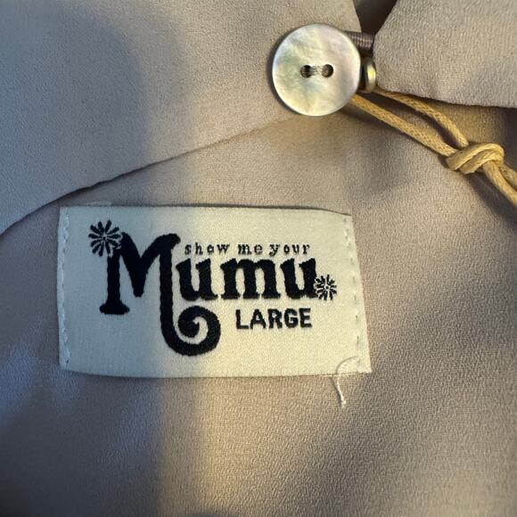 Show Me Your Mumu King Crop Top Gray Sleeveless Tiered Women’s Large NWT - Picture 9 of 9